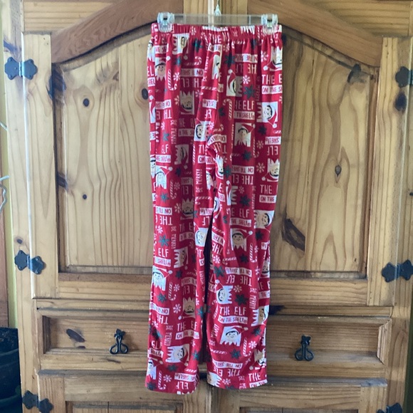 Elf On The Shelf red 2 piece pajamas set size S - Picture 8 of 8